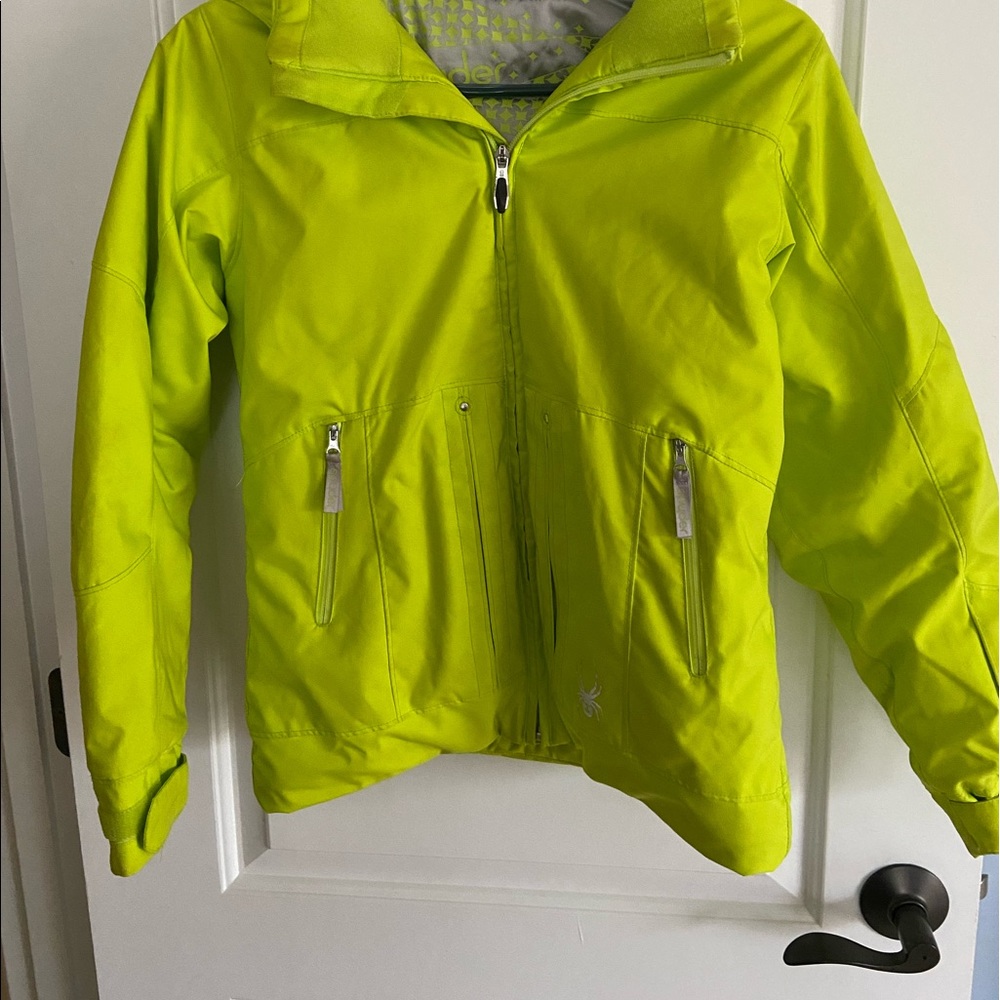Kids Neon Spyder Winter Jacket